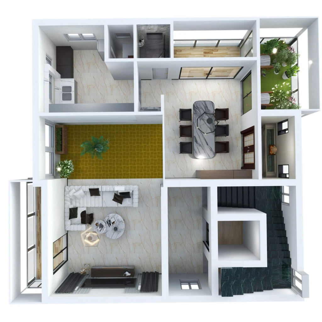 Elevation Single floor Modern